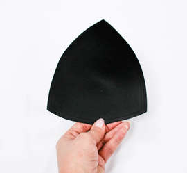 Поролоновая чашка треугольная, чёрный, артикул 648Ф